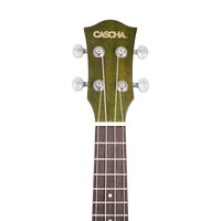 Cascha - Premium Mahogany Soprano Ukulele -  Green