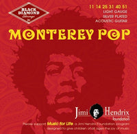 Black Diamond - Jimi Hendrix Silver Plated Strings - Light
