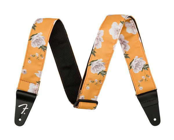 Fender - Floral Guitar Strap - Marigold