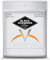 Black Diamond - Classical Silver/Clear Tie End Strings - Light