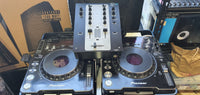 Pioneer CDJ-1000MK3 Duel Players with Stanton Mixer (Second Hand) and Case
