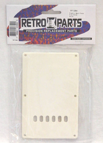 Retro Parts - SC Style Back Plate White