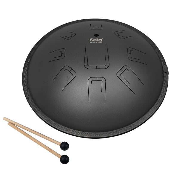Sela - Melody Tongue Drum 14" D Kurd - Black