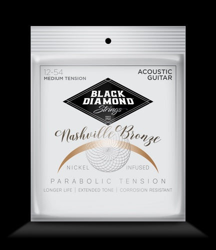 Black Diamond - Nashville Nickel Acoustic Strings - Medium