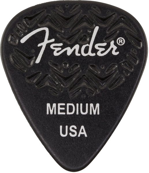 Fender - Wavelength 351 Medium Guitar Picks - Black (6 Pack)