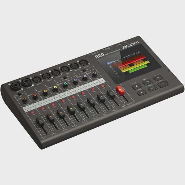 Zoom - R20 Portable Multitrack Recorder - Touch Screen – The Music ...
