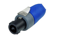 Neutrik - NL2FX - 2 pole cable connector, chuck type strain relief.