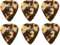 Fender - Tortuga Ultem 351 Guitar Picks - Thin (6 Pack)
