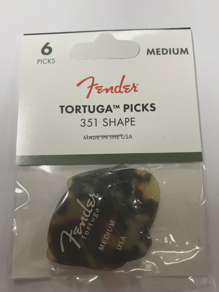 Fender Tortuga Picks 351 MED 6 Pack