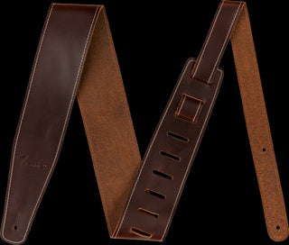 Fender - 2.5" Broken-In Leather Strap - Brown