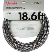 Genuine Fender® Professional Series Instrument Cable, 18.6', Winter Camo