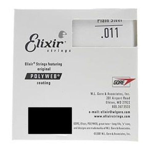 Elixir Plain Steel Single 011