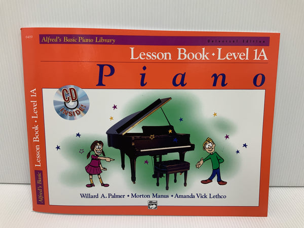 Alfred's - Piano Lesson Book - Level 1A