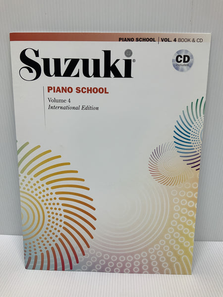 Suzuki - Piano School - Vol 4 - CD included