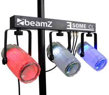 Party Light Set - 3 Some - Clear Housing 57 x RGBW LEDs in Each  Product Code: 153.740