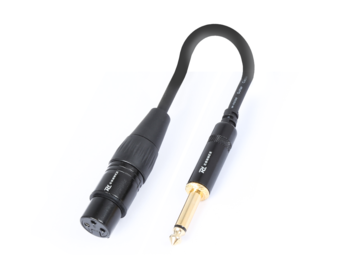 PD Connex - Cable Converter XLR Female - 6.3mm Mono Jack - 150mm
