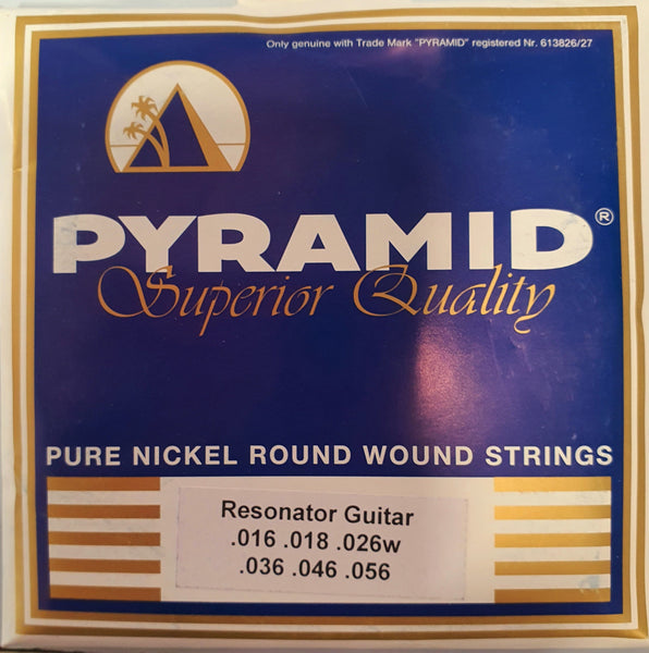 Pyramid - Pure Nickel Round Wound Resonator Strings - 16/56