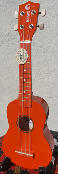 Kiwi Ukuleles - Soprano Karaka - Orange