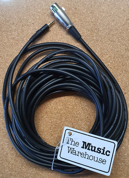 Xlr To stereo 3.5mm mini Jack 10M