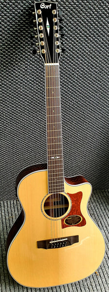 Cort - Grand Auditorium 12 String Acoustic Electric Guitar - Natural