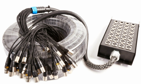 Stage Snake - 24-in 4-out XLR 50 Metres Long  Product Code: 176.265