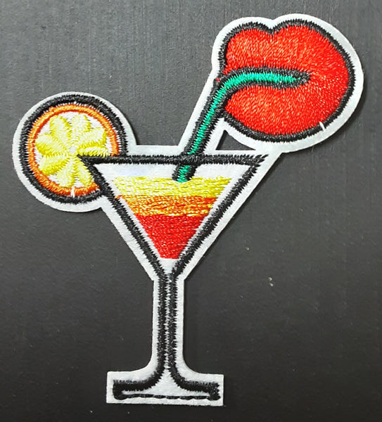 Cocktail Fabric Badge