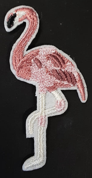Flamingo Fabric Badge