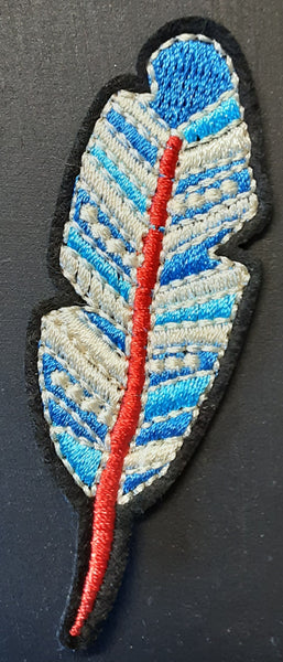 Feather Fabric Badge