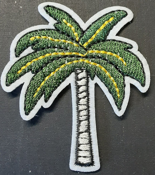 Palm Tree Fabric Badge