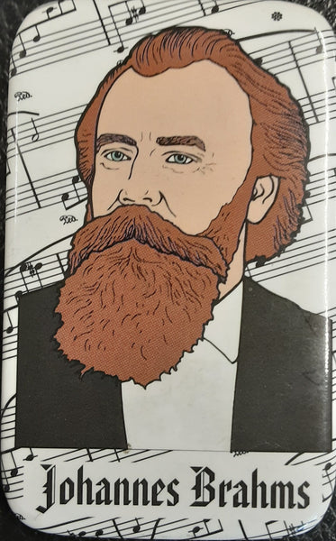Johannes Brahms Fridge Magnet