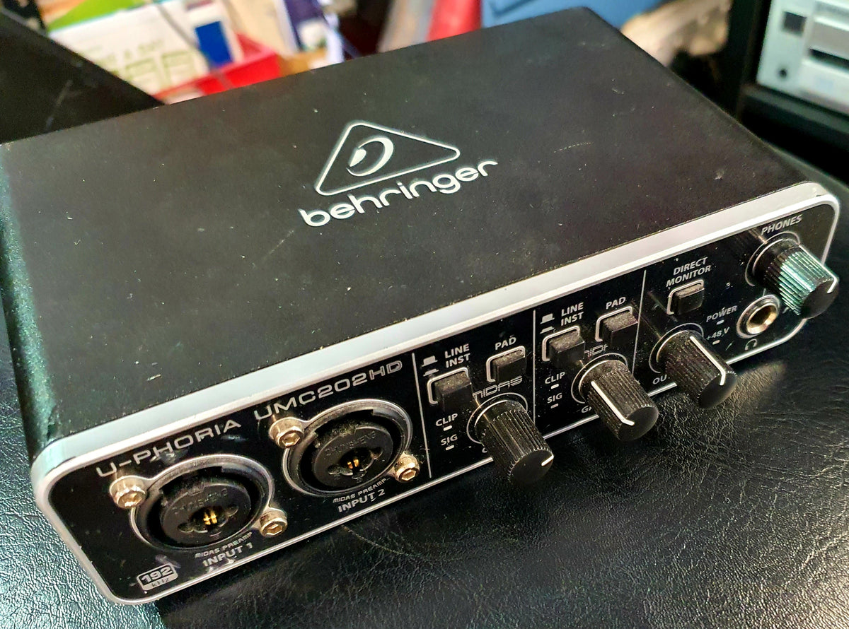 Behringer U-PHORIA UMC202HD Interface Audio USB