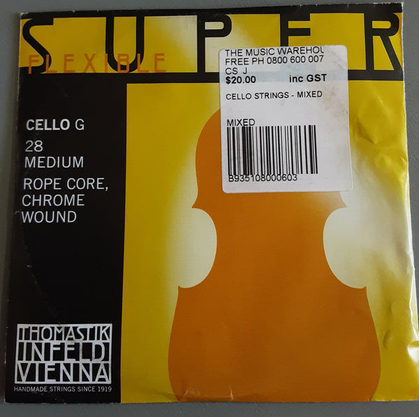 Thomastik-Infeld Vienna -Super Flexible Cello Strings - G