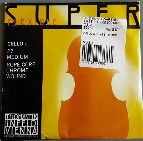 Thomastik-Infeld Vienna -Super Flexible Cello Strings - D