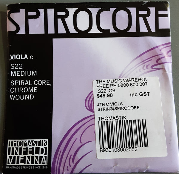 Thomastik - Spirocore Viola String - C