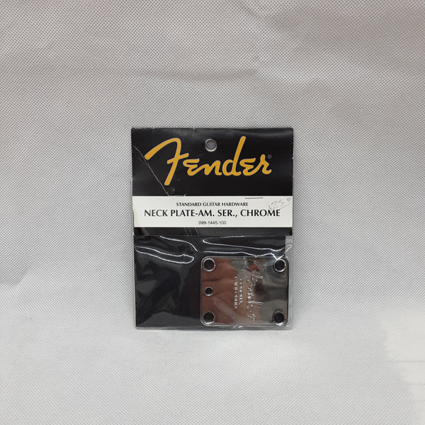 Fender - Neck Plate-AM. SER. - Chrome