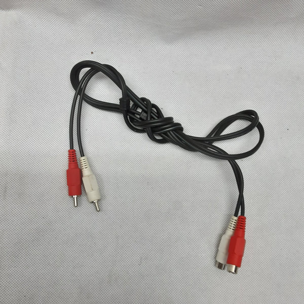 2x RCA Male to 2x RCA Female - 1m