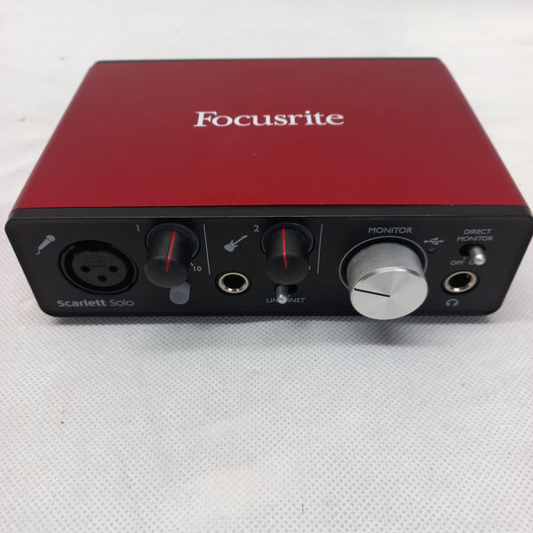 Focusrite - Scarlett Solo Interface - Second Hand