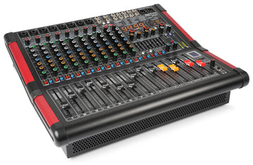12 Channel Stage Mixer with 2x 350W RMS Amplifier USB and Bluetooth Receiver Product Code: 172.632