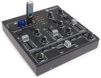 4 Channel DJ Mixer Sound Effects - USB MP3  Product Code: 172.979