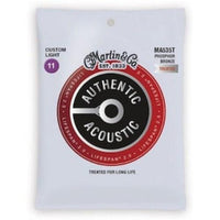 Martin - Authentic Acoustic Treated Phosphor Bronze Guitar Strings - 11/52