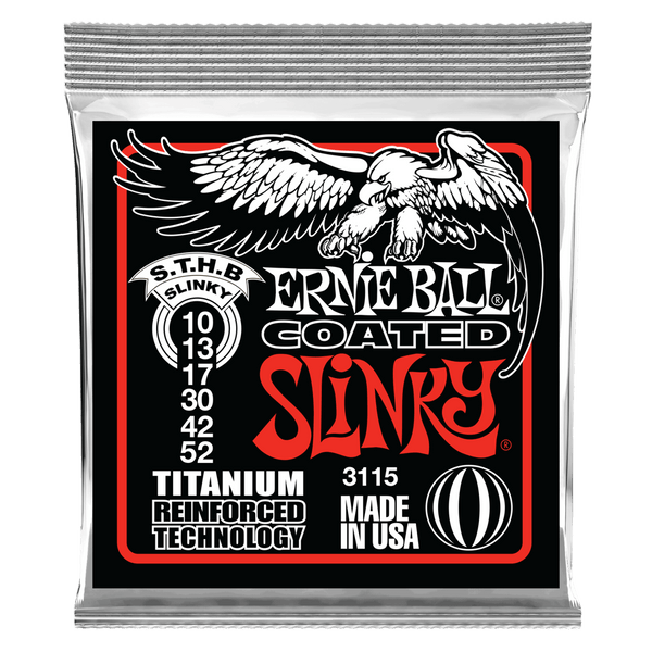 Ernie Ball - STHB Slinky Coated Electric Guitar Strings - 10/52