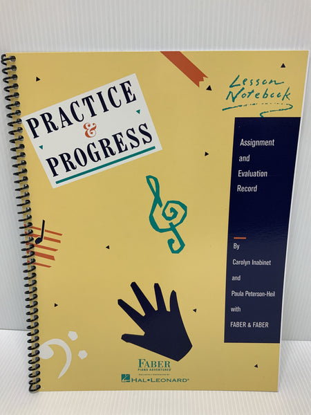 Faber - Piano Adventures Practice & Progress - Lesson Notebook