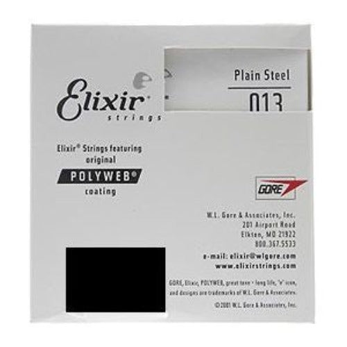 Elixir Plain Steel Single 013
