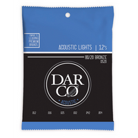 Darco - Bronze Acoustic Guitar Strings - Light 12/54