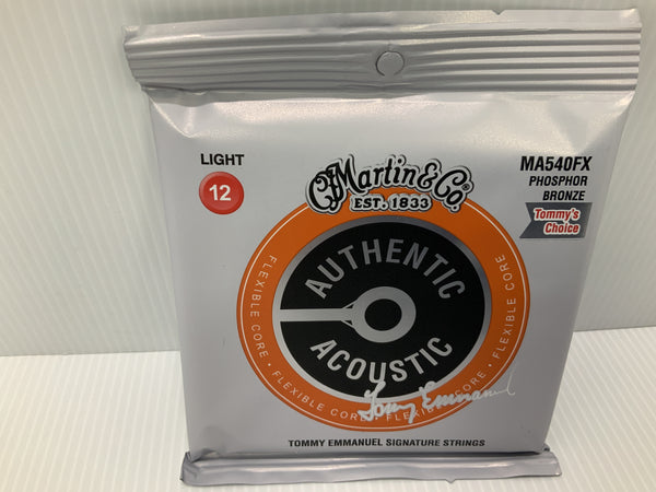 Martin - Authentic Acoustic Strings Tommy Emmanuel Signature -  Light 12 Phosphor Bronze