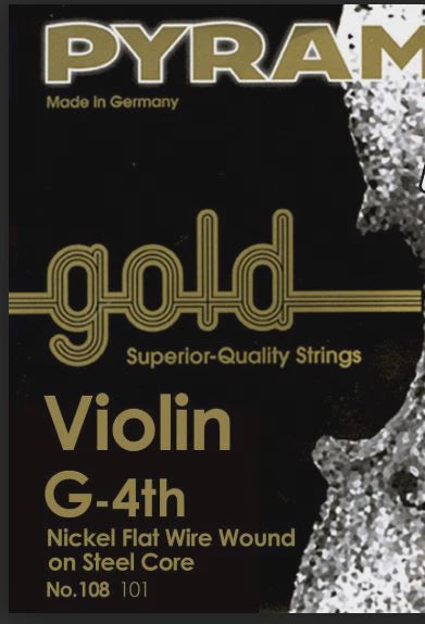Pyramid Gold - 4/4 Violin Single String - G