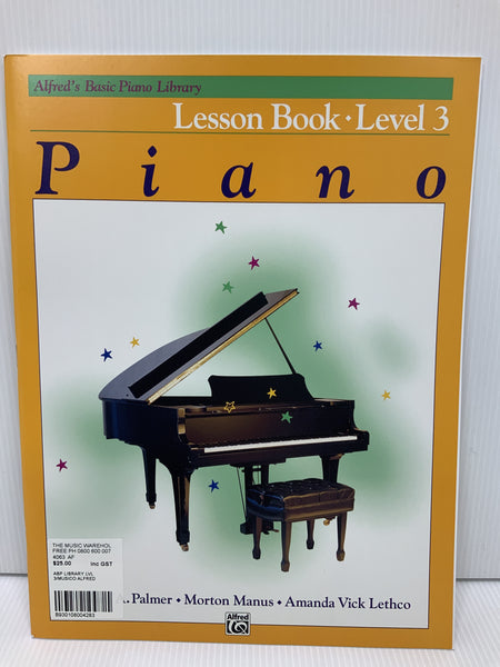 Alfred's - Piano Lesson Book - Level 3