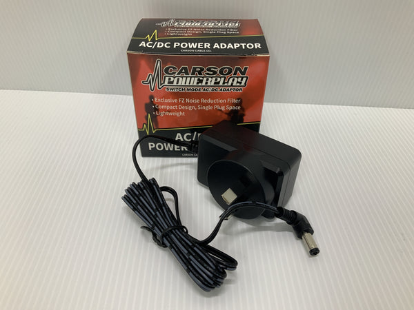 Carson Powerplay - 9V DC Adapter - 1A 2.1mm C-NEG