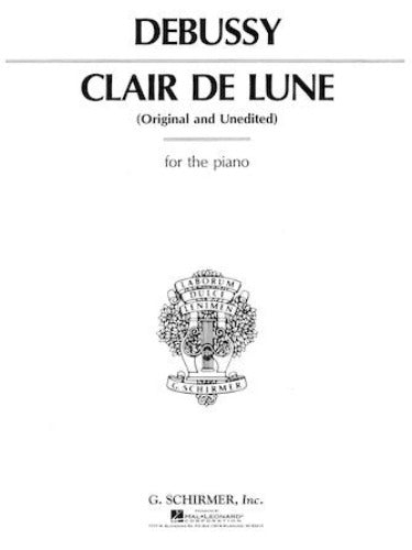 Debussy - Clair de Lune for Piano