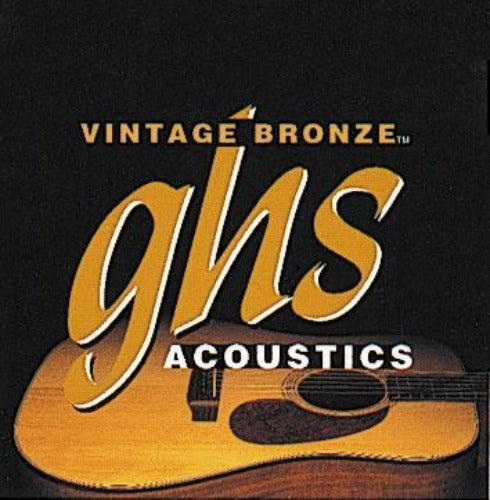 GHS - Vintage Bronze Acoustic Guitar Strings - 12/54